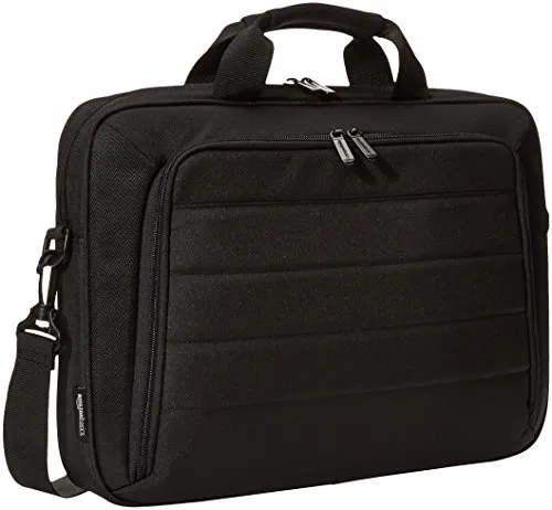 Amazon Basics - Borsa per tablet e portatile, 40 cm, colore: nero