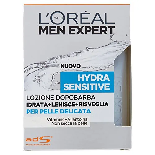 L'Oréal Paris Men Expert Hydra Sensitive Lozione Dopobarba per Pelle Delicata - 100 ml