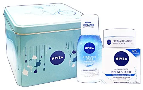 Confezione regalo donna Nivea contiene : 1 crema idratante 50 ml + 1 struccante occhi 125 ml