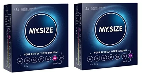 VisitBuy - Set di 2 preservativi “My.Size”, 2 campioni