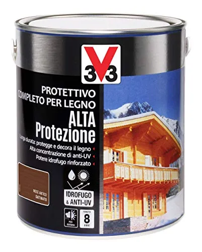 V33 Protettivo Completo Alta Protezione A Solvente Noce Antico 2.5 l