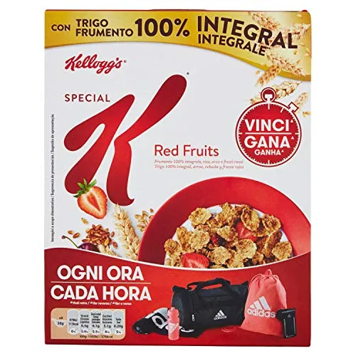 Kellogg's Cereali Integrali con Frutti Rossi, 290g