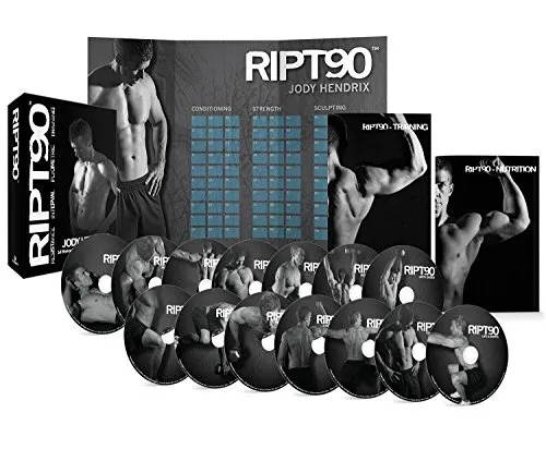 RIPT90: Get Ripped in 90 Days - Men's Complete Home Fitness - 14 DVD Set