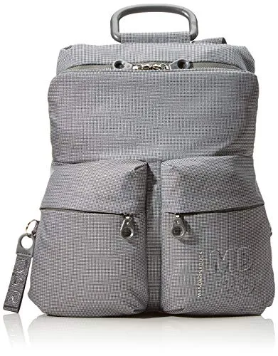 Mandarina Duck Md20 Lux Tracolla, Zaino Donna, Grigio (Gun Metal), 10x34x30 cm (W x H x L)