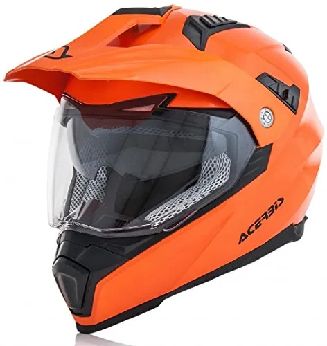 Acerbis casco flip fs-606 arancio fluo xl