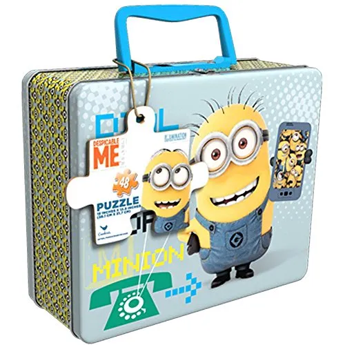 Minions Movie 48 pc Puzzle Tin with Handle