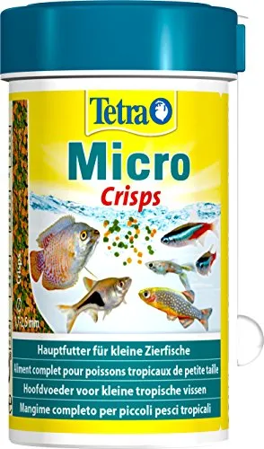 Tetra Micro - Mangime per Pesci acquari con Piccola Muschio, Confezione da 6 (6 x 100 ml)