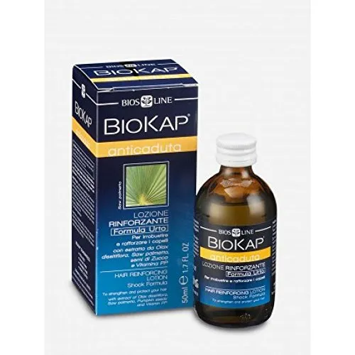 Bios Line 22254 Biokap Lozione Rinfororzante Anticaduta, 50 ml