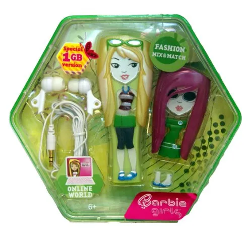 Barbie Girls™ 1GB Lettore MP3 – Verde – Store 240 Canzoni