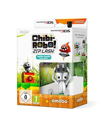 Amiibo Chibi-Robo Pack + Chibi Robo! Zip Lash - Nintendo 3DS - Limited Edition