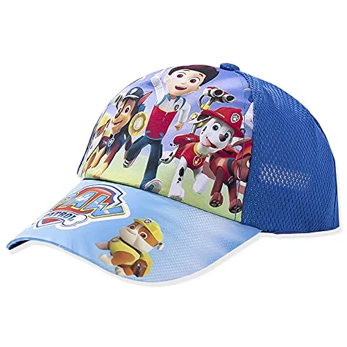 Cappellino da Bambino, Baseball cap Cotton, Berretto per Bambini con Motivo Cane, Paw-Patrol-cap, Born Brave