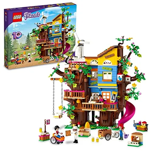 LEGO 41703 Friends Casa sull'Albero dell'Amicizia con Mini Bamboline di Mia e River, Giocattolo da Costruire con Funzioni e Personaggi, Giochi per Bambina e Bambino da 8 Anni in su, Idee Regalo