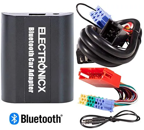 Electroncx Elec-BTA-VW8D Adattatore Vivavoce Bluetooth, Streaming musica via Bluetooth, Audi 8 Pin, 20 Pin, USB AUX auto