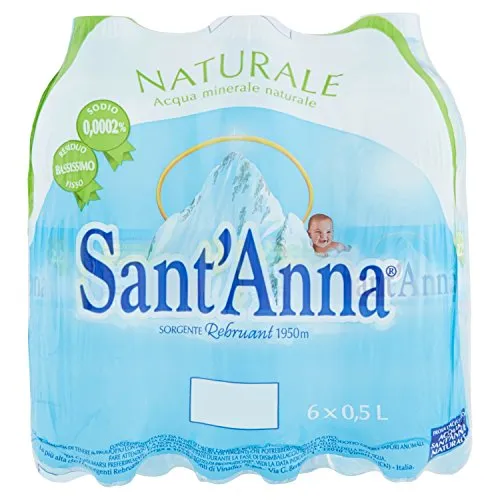 Sant'Anna Acqua Minerale Naturale - 6 x 0.5 L