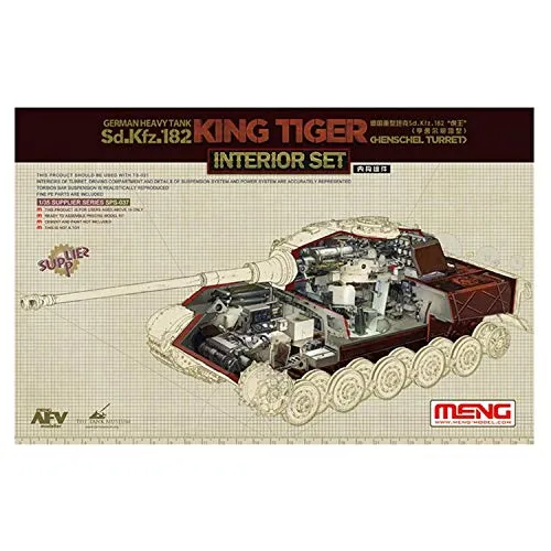 MENG SPS-037 Modello 1:35-Sd.Kfz.182 King Tiger Interior (Henschel)