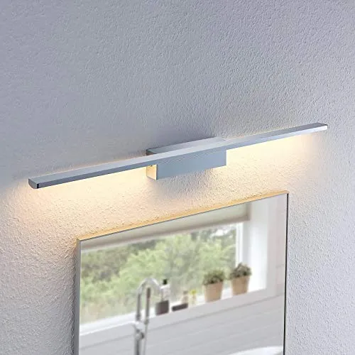 Applique 'Tyrion' (Moderno) colore Argento, in Metallo ad es. Bagno (1 luce, A+, lampadina inclusa) di Lindby | applique per bagno, applique