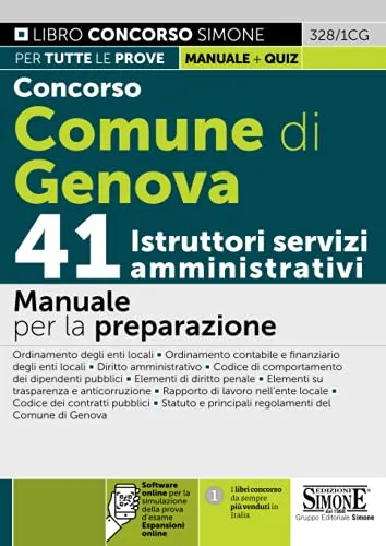 Concorso Comune di Genova. 41 Istruttori servizi amministrativi