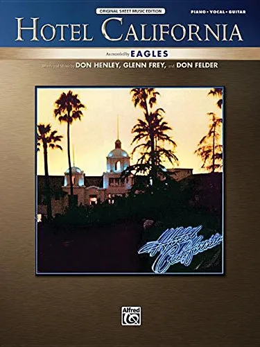 Eagles: hotel california piano, voix, guitare