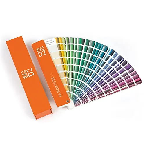 RAL D2 mazzetta colori, 1.825 colori, semi-opachi, 5 lingue