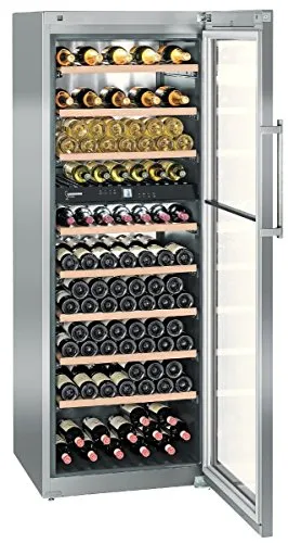 Liebherr WTes 5972 Vinidor Libera installazione Cantinetta termoelettrica Acciaio inossidabile 211bottiglia/bottiglie A cantina vino