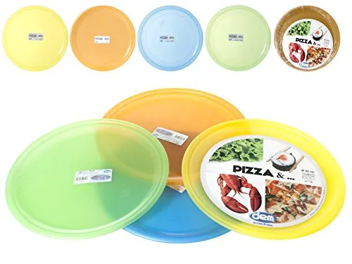 DEM Set 4 Piatti Pizza Frosty 33 Arredo Tavola