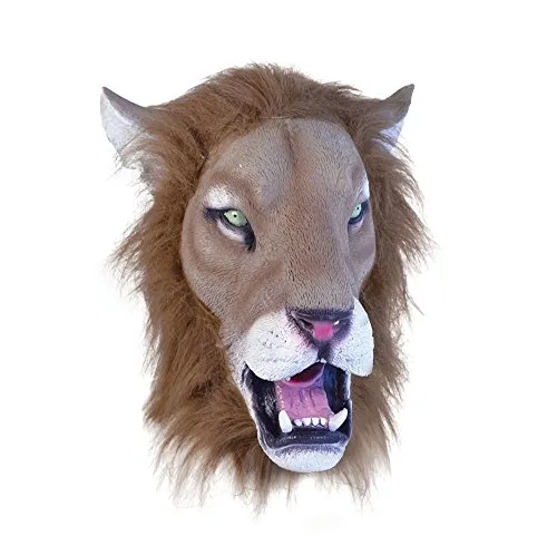 Bristol novità BM366 leone realistico maschera Plus Hair (taglia unica)