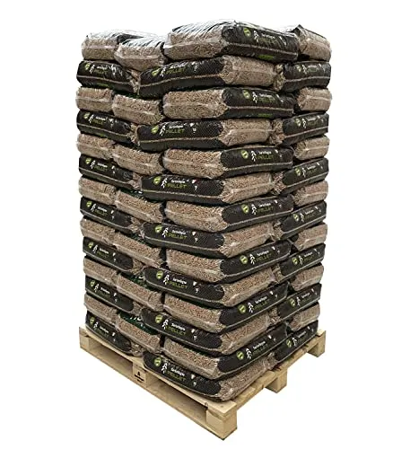 Offerta Bancale Pellet 70 Sacchi da 15 KG - 100% Abete - Certificazione EN PLUS A1 - Prodotto in Italia