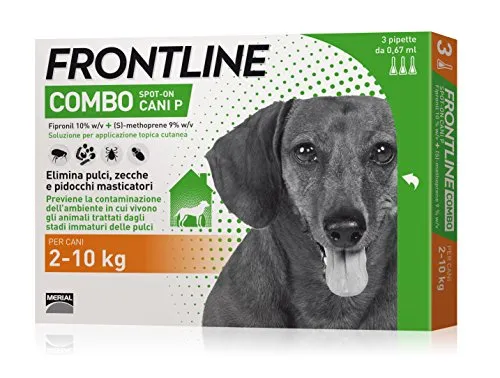 Frontline Combo cane piccolo (2-10 kg) - Contro pulci, zecche, pidocchi