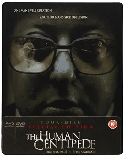 The Human Centipede (First SequenCollector's Edition) + (Full SequenCollector's Edition) 4-disc Special Limited Edition Dual Format (Blu-ray & DVD) SteelBook