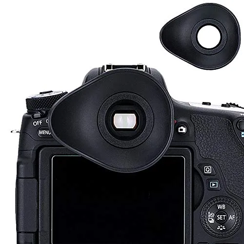 JJC Fotocamera Oculare per Canon EOS 6D Mark II, 6D, 5D Mark II, 5D, 77D, 80D, 70D, 60D, 800D, 760D, 750D, 1300D, 1200D, 1100D, 200D, 100D etc. Sostituisce l'oculare Canon Eb., Ef.