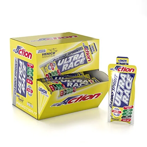 ProAction Carbo Sprint Ultra Race (limone, confezione da 32 stick da 60 ml)