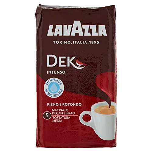 Lavazza Caffè Macinato Decaffeinato Dek Intenso -  250 grammi