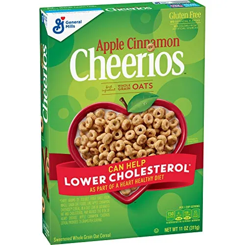 GENERAL MILLS CHEERIOS APPLE CINNAMON CEREAL…