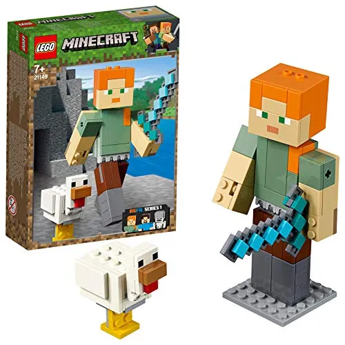 LEGO Minecraft - Maxi-figure Minecraft di Alex con gallina, 21149
