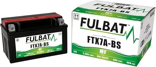 Fulbat - Batteria moto Gel YTX7A-BS/FTX7A-BS 12V 6Ah