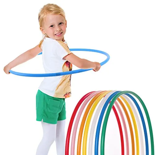 hoopomania Hula Hoop per Bambini, Ø60cm, Blu