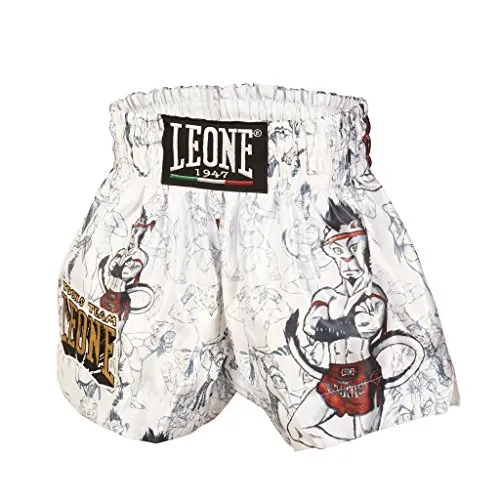 LEONE 1947 ABJ01 Pantaloncino Boxe, Unisex bambini, Bianco, XL