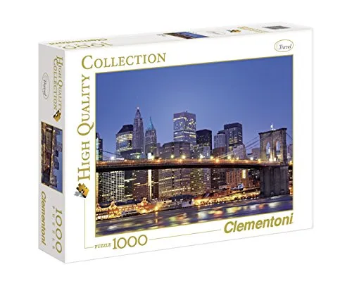 Clementoni Puzzle 39199 - New York - Brooklyn Bridge - 1000 pezzi High Quality Collection