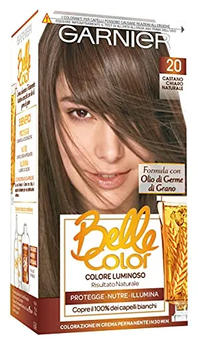 Belle Color Set 6 20 Castano Chiaro Naturale Prodotti per Capelli, Multicolore, Unica