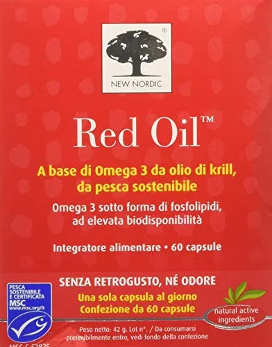 Red Oil Integratore Alimentare per Cuore e Circolazione - 60 Capsule