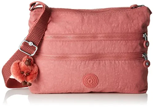 Kipling Alvar, Borsa a Tracolla Donna, Rosa (Dream Pink), 33x26x4.5 cm