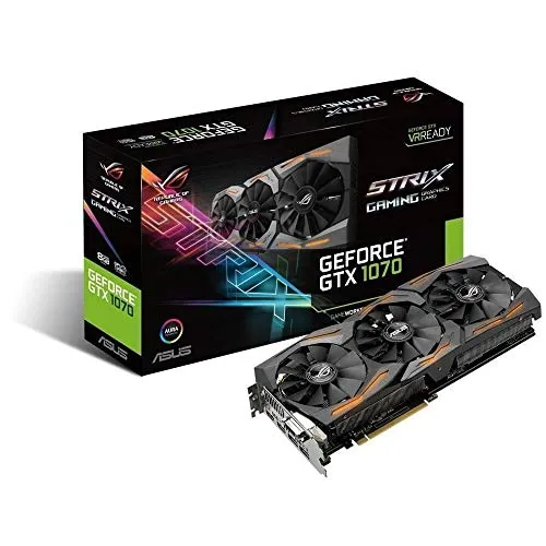 ASUS GeForce ROG STRIX-GTX1070-8G-Gaming Scheda Grafica da 8 GB, DDR5