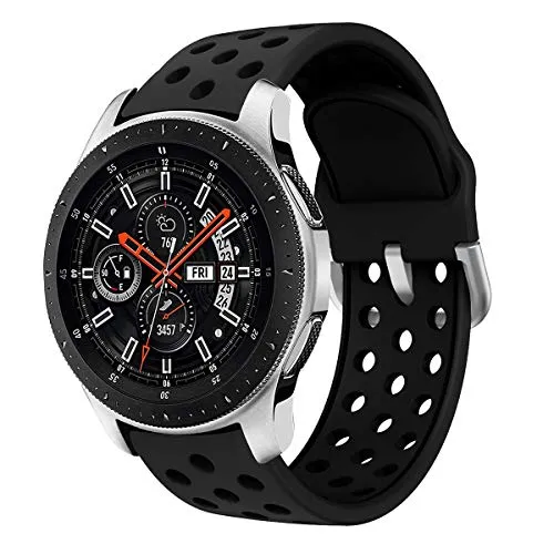 Syxinn Compatibile con 22mm Cinturino Galaxy Watch 46mm Braccialetto Gear S3 Frontier/Classic Silicone Cinturini Polso Band per Gear S3/Huawei Watch GT/GT 2 46mm/Moto 360 2nd Gen 46mm/Ticwatch PRO