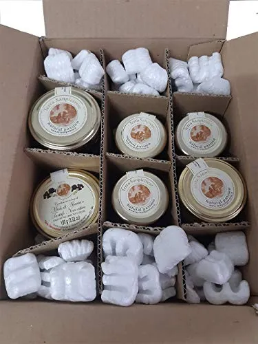 Box Tiziano - selezione degustazione di tartufi conservati di Terra Sanpietrese provenienti dei boschi incontaminati dell’Alto Molise. Fettine di tartufo, tartufo macinato, salsa al tartufo