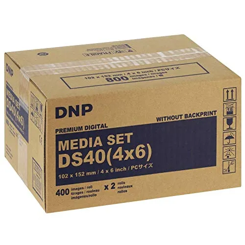 DNP Paper DM4640 2 Rolls à 400 prints. 10x15 for DS40
