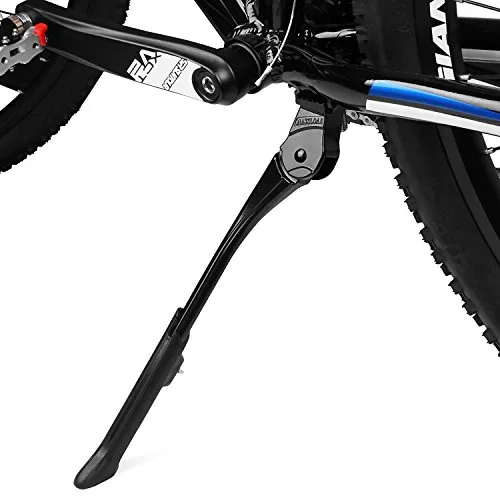 BV cavalletto regolabile per bici con saliscendi a molla nascosto, per biciclette con telaio da 24-29” (61-73,5 cm) (Black)