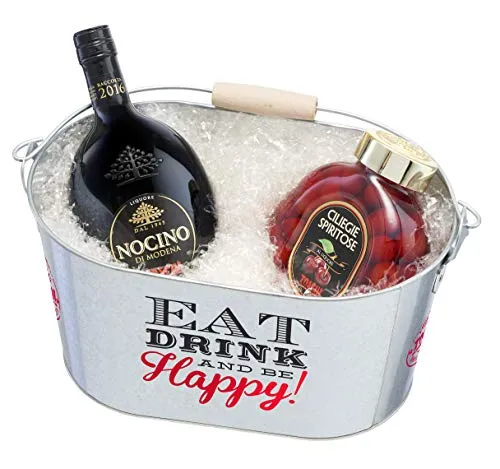 Confezione Regalo - Be happy! Vignola - con Nocino Classico di Modena e Ciliegie di Vignola al liquore Toschi