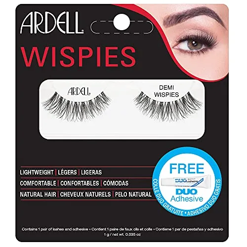 Ardell Ciglia Finte Demi Wispies, Nero - 1 Paio