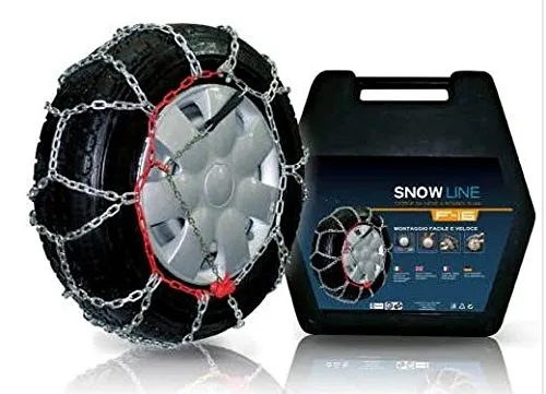 CATENE DA NEVE A ROMBO 16mm PER 4X4 SUV CAMPER FURGONI GRUPPO 255 Omologate O-Norm V5117