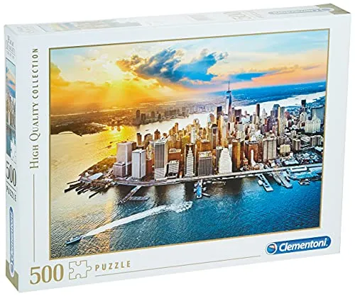 Clementoni- New York High Quality Collection Puzzle, Multicolore, 500 pezzi, 35038